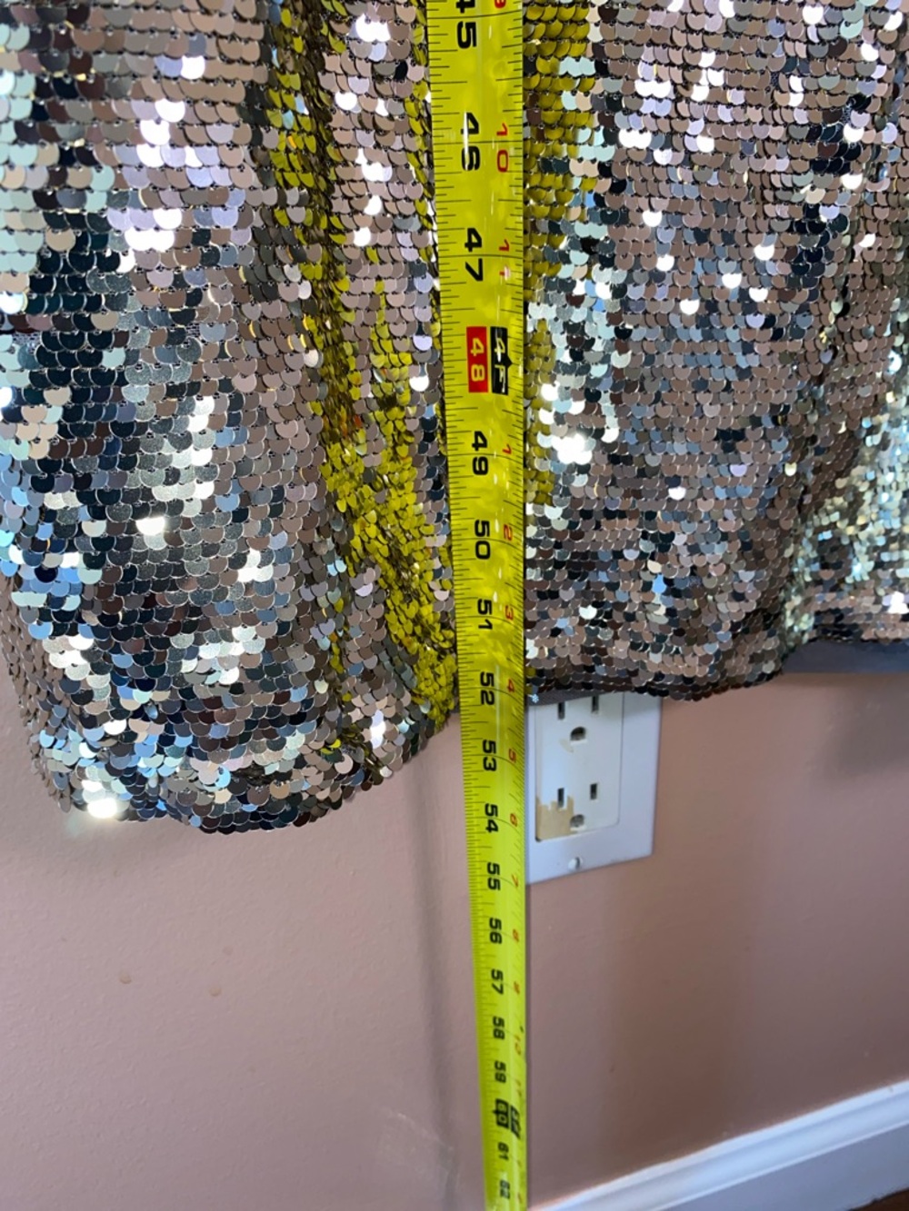 RACHEL Rachel Roy Silver Sequin Evening Dress - Picture 9 of 15